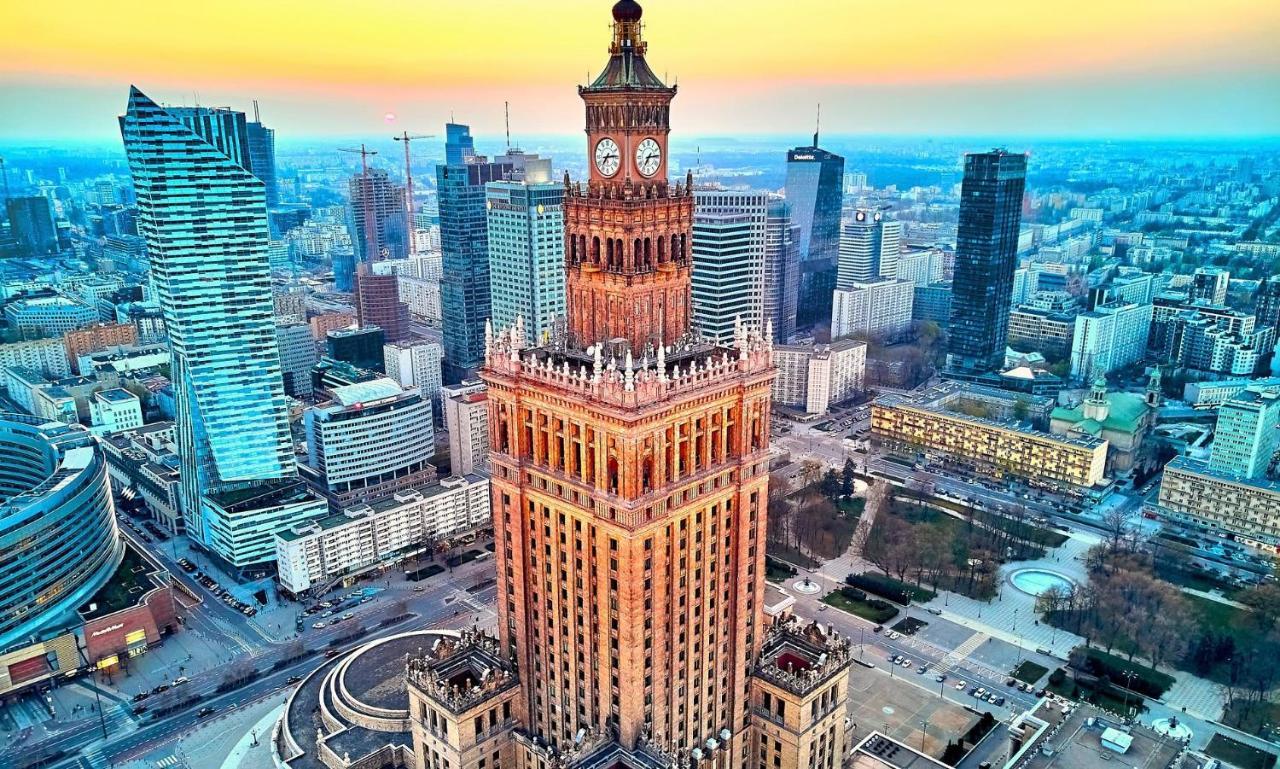 Cozy Warsaw City Center Studio Leilighet Eksteriør bilde